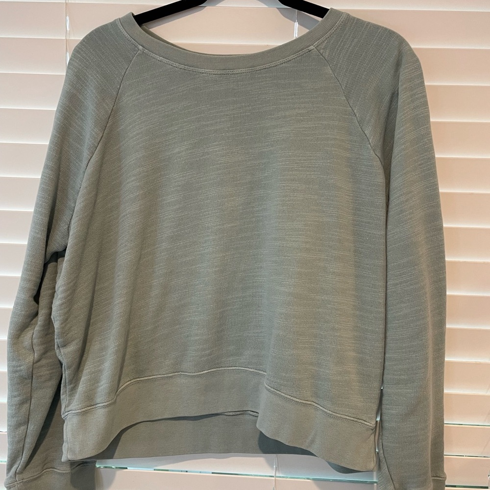 J Crew Vintage Crewneck sweatshirt - sage - L